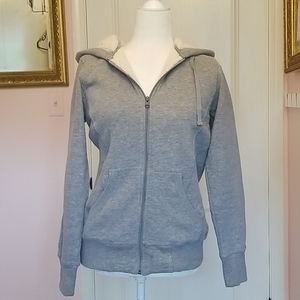 NWOT CUFFY'S grey sherpa lined hoodie